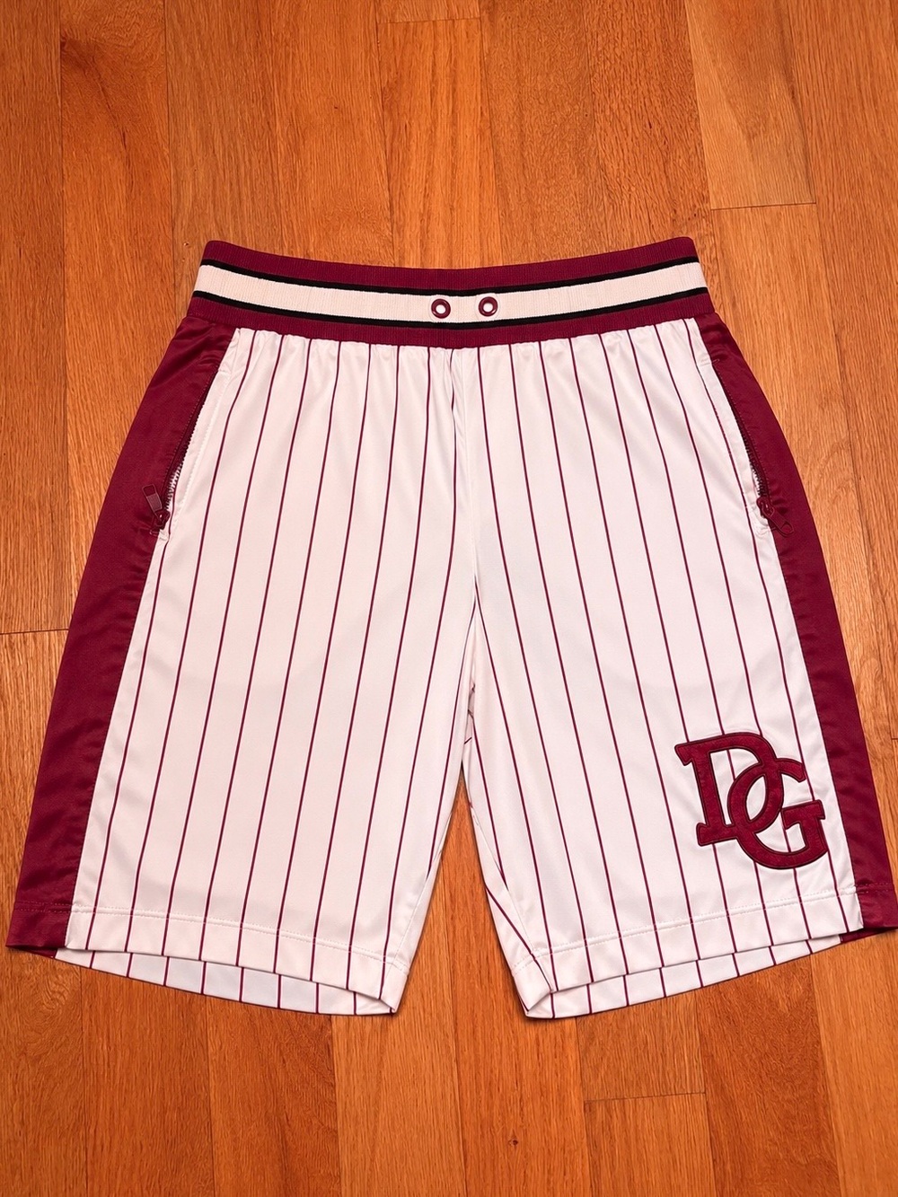 Dolce & Gabbana DG Pinstripe Runway Shorts